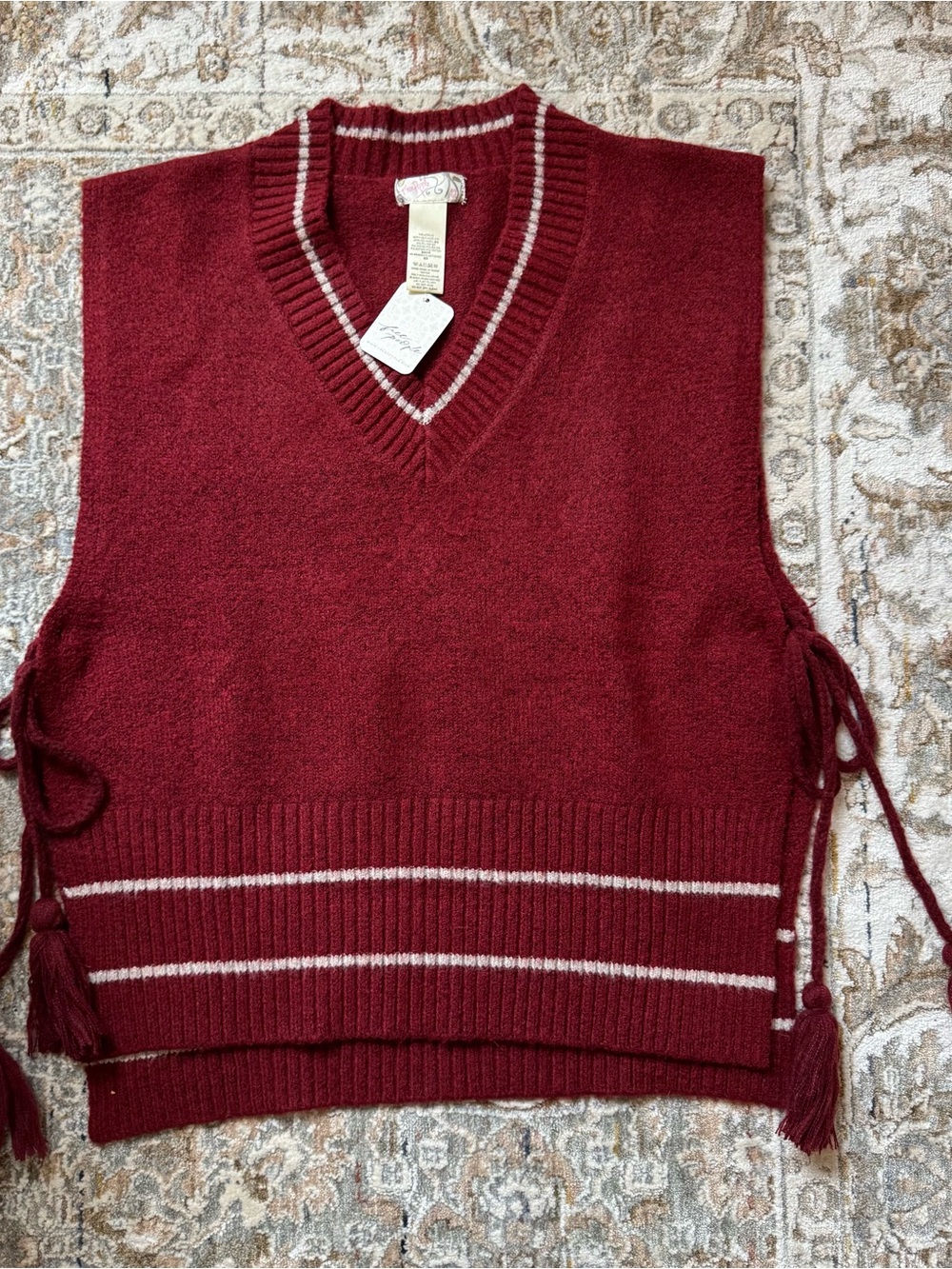 Free People All Star Stripe Poncho - Picture 6 of 7